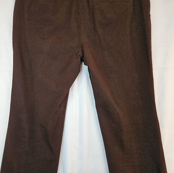 Lauren Ralph Lauren Brown Career Pant Sz 14 Business Workwear Durability Stretch - Picture 9 of 10